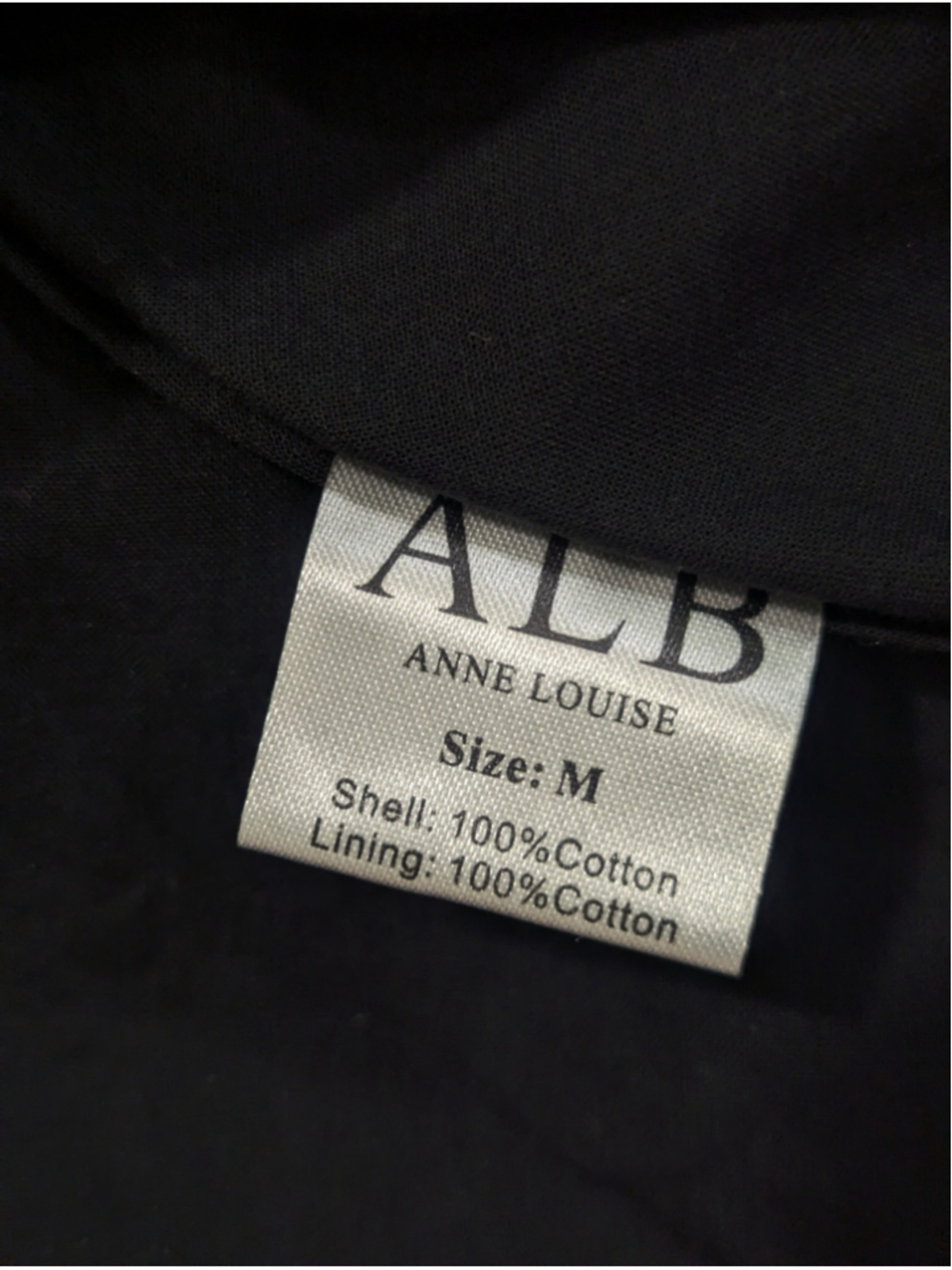 ALB Anne Louise Boutique the Noir Black Mini Dress Medium - Picture 5 of 16